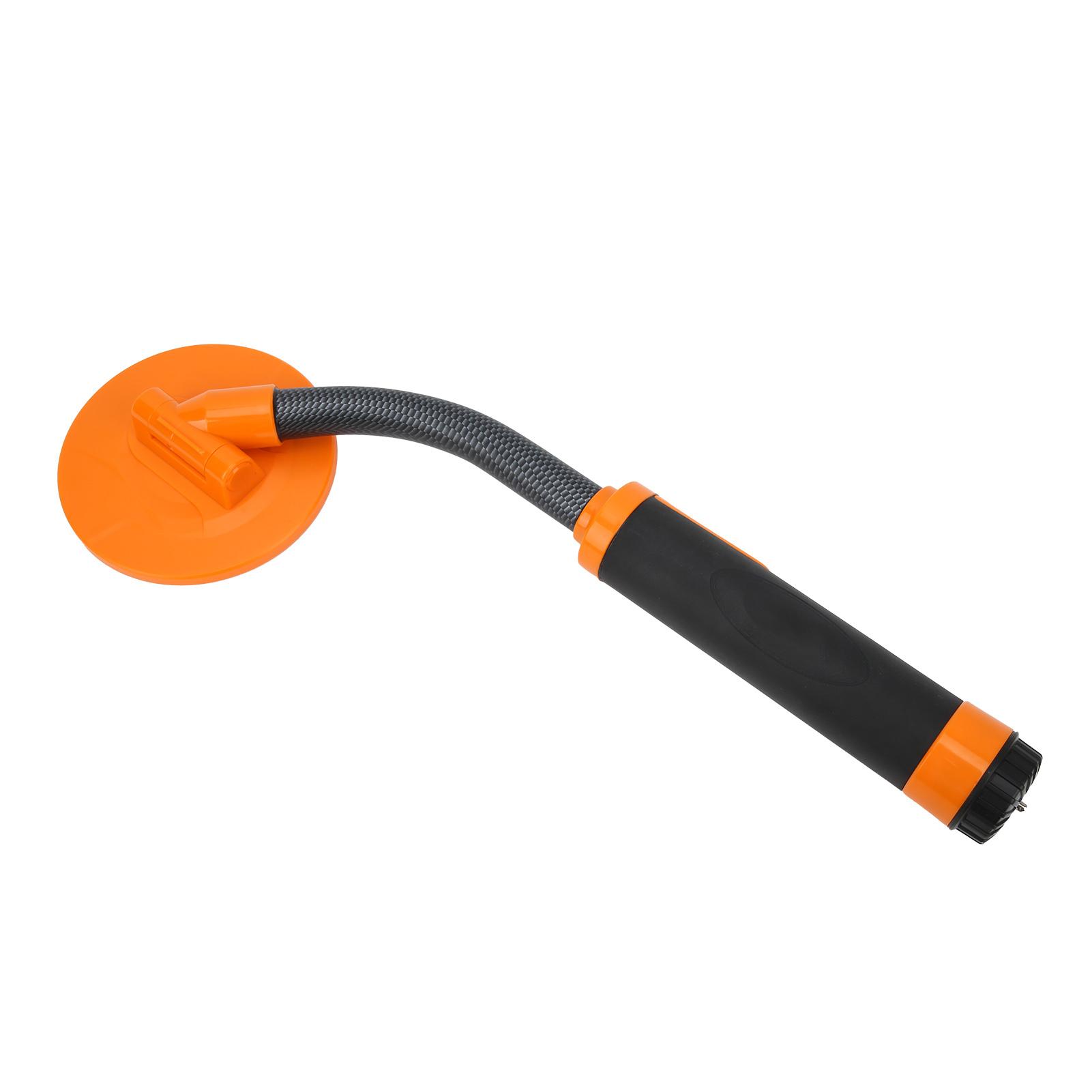 HS?07 35M Unterwasser Metalldetektor Pinpointer Wasserdichter Metalldetektor für Fischteich Fluss Orange