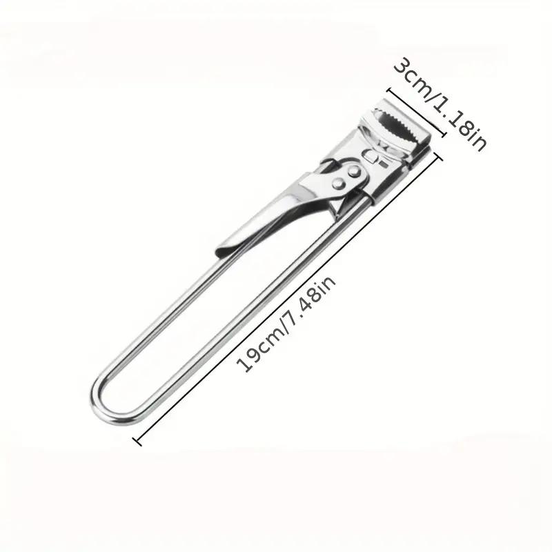 Neuer verstellbarer Glasöffner aus Edelstahl, manueller Flaschendeckelöffner für schwache Hände, einfacher Griff, Küchenzubehör, Gadgets, Werkzeuge
