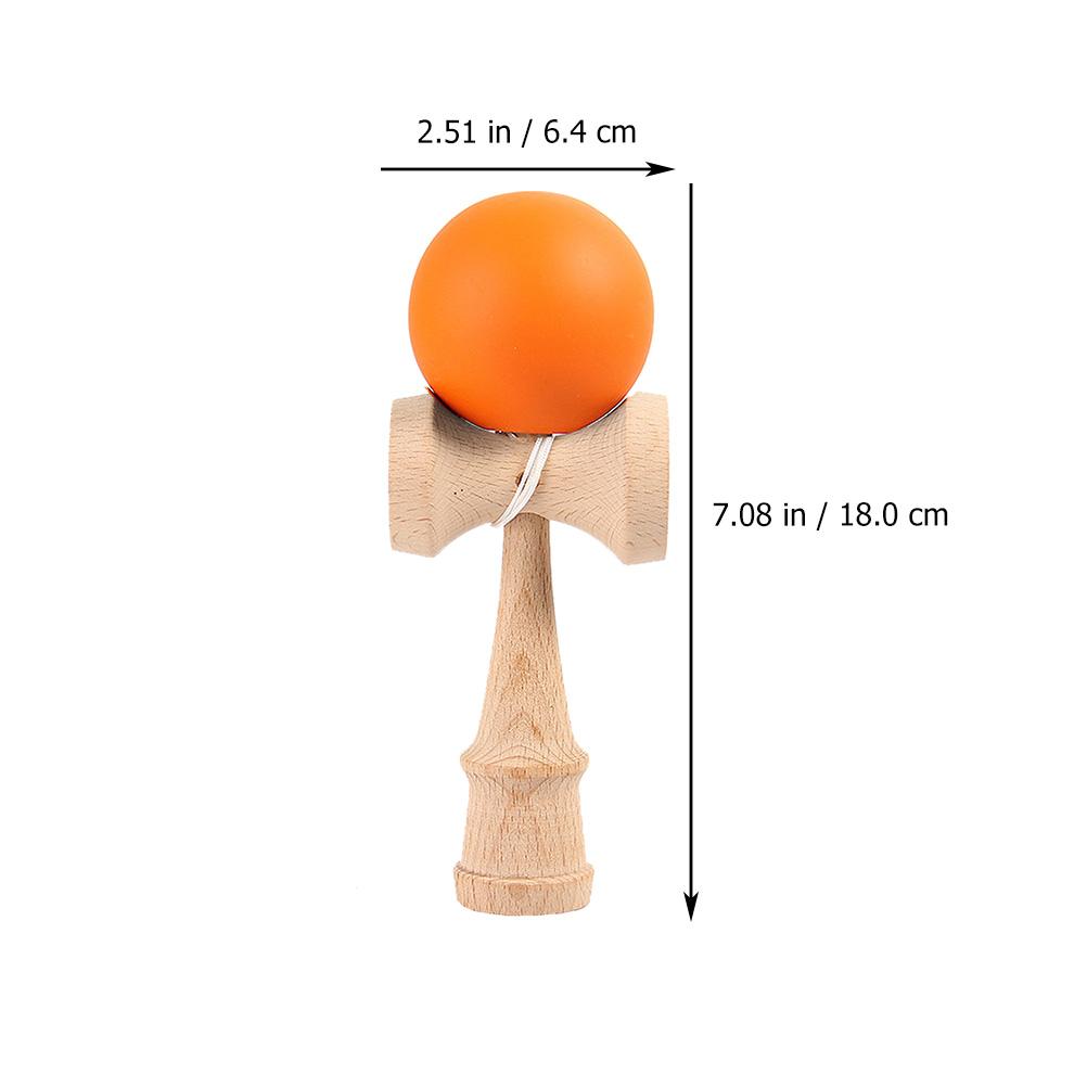 1PC 6CM Holz Kendama Lustige Spleißen Geschick Kreative Kendama Geschick Ball Für Hof Stadion Home Park Schwert Ball