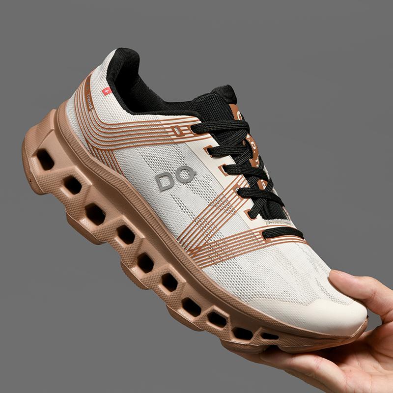 Marathon Sports Laufschuhe Herren Atmungsaktive Leichte Sneaker Bequeme Sportliche Rutschfeste Freizeit Outdoor Sneaker für Herren 43 khaki