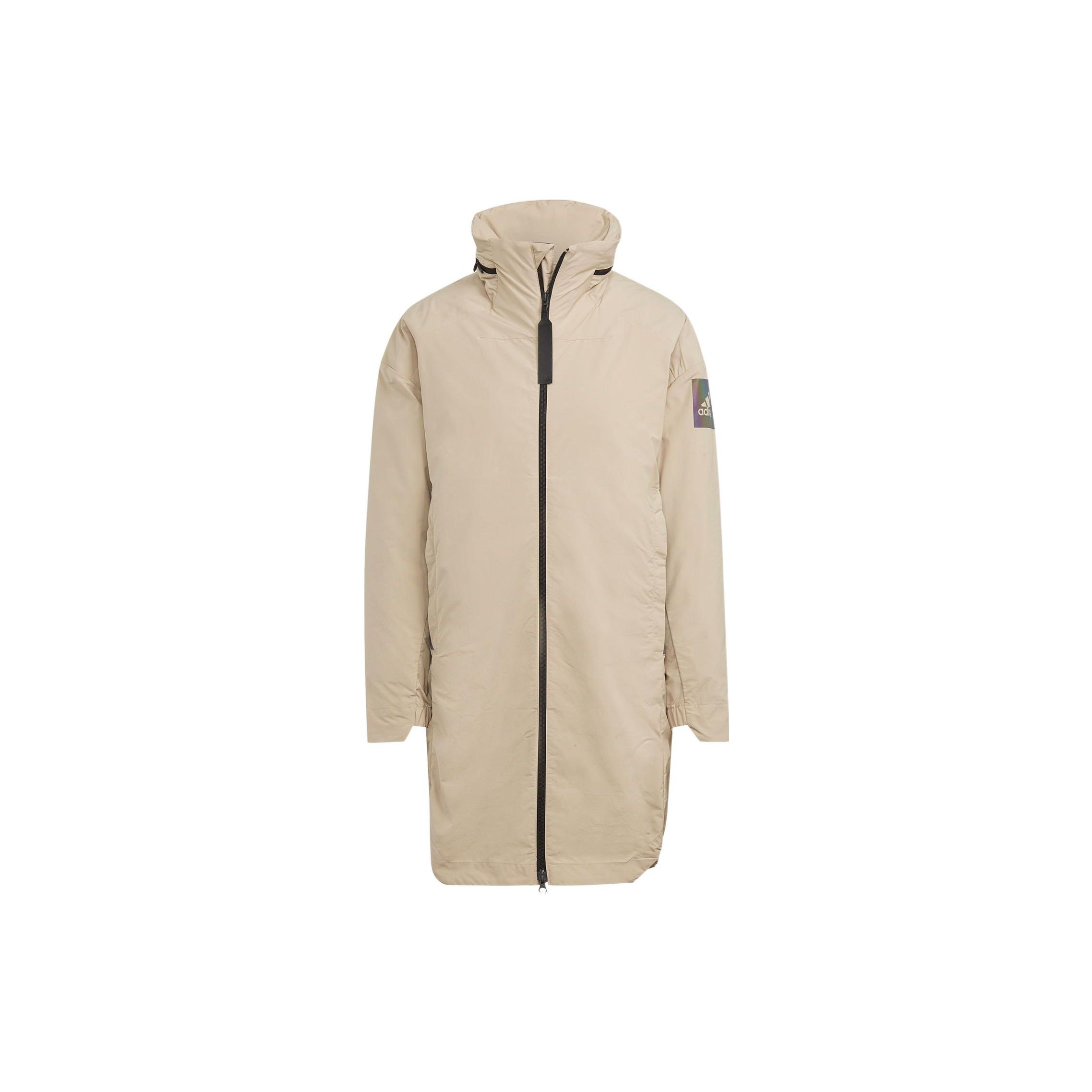 Adidas Myshelter Winddichte Einfarbige Sportjacke Damenjacke Khaki GR0597 S