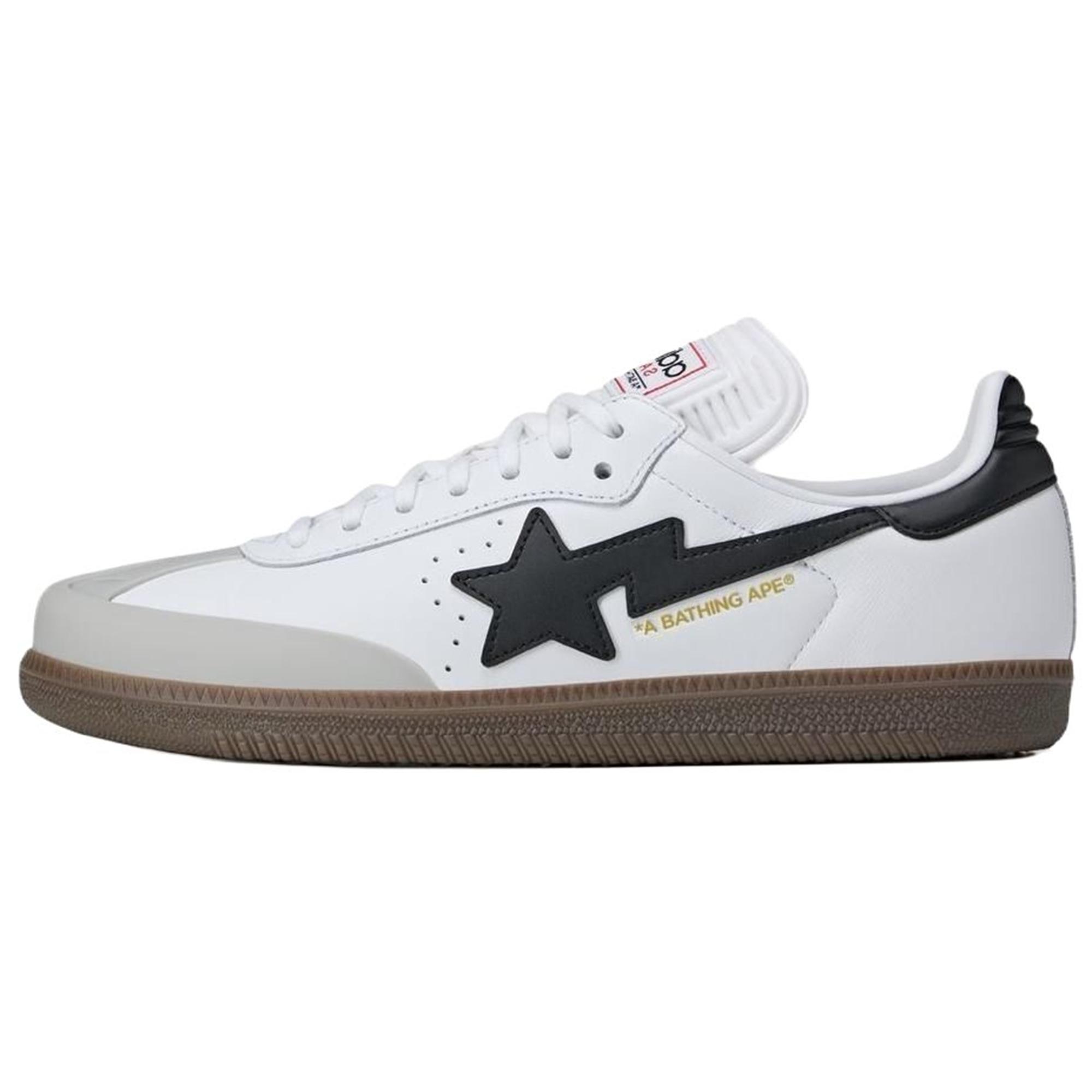Adidas Bape X Adidas Samba 'White Black Gum' Sneaker JR9245 42