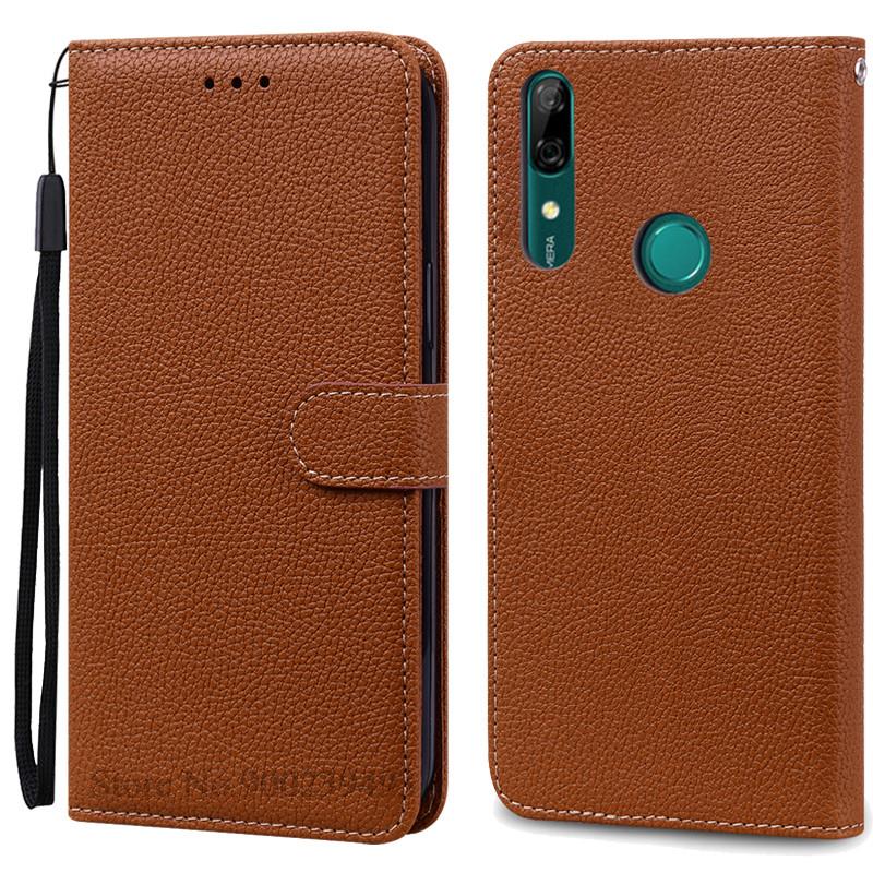 Für Huawei P Smart Z Fall PSmart Z STK-LX1 Leder Brieftasche Buch Abdeckung Telefon Fall Für Huawei P Smart Z Telefon fall Coque Fundas For Huawei P Smart Z braun