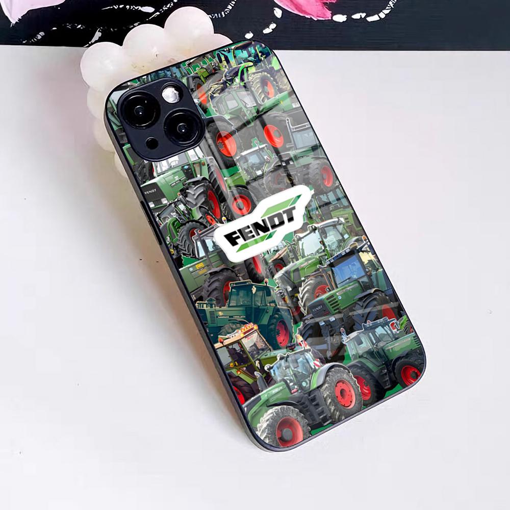 Maschinen FENDT Handyhülle Für IPhone 17 Pro Max 16 15 14 Pro Max 13 11 X Xs Xr 8 7Plus Glasabdeckung iPhone 15 Pro Max