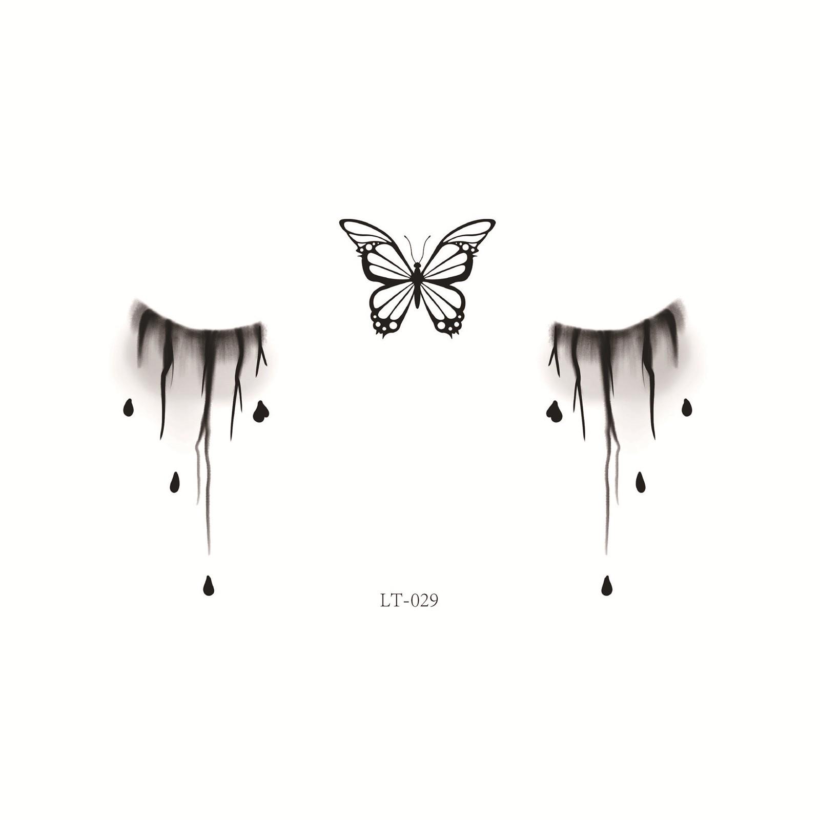 Halloween Gesicht Augen Aufkleber Eye Liner Lidschatten Temporäre Aufkleber Aufkleber Für Frauen Mädchen Halloween Kostüm Cosplay Bekleidung Zubehör Party One Size