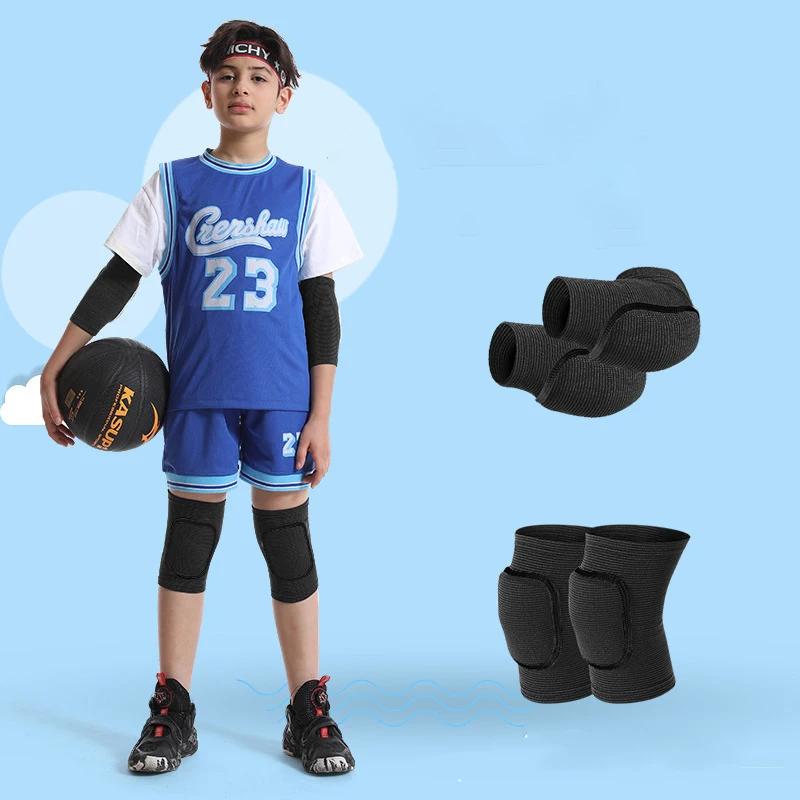 1 Set Kinder Ellbogenschoner Knieschoner Kinder Sport Schutzausrüstung Set für Laufrad Skateboard Inline-Skates Roller Scooter Tanzen M 25-45kg
