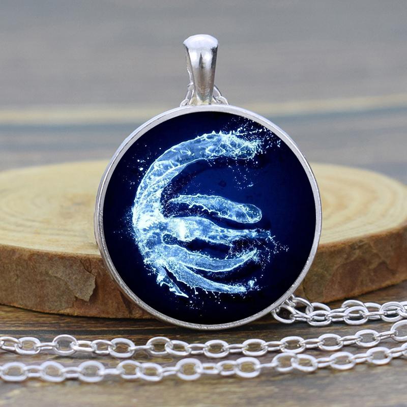 Neue Mode Avatar: Der Herr der Elemente Cabochon Glas Air Nomad Fire and Water Tribe Vintage Anhänger Halskette Kette Mann Frauen Halskette Klassischer Schmuck