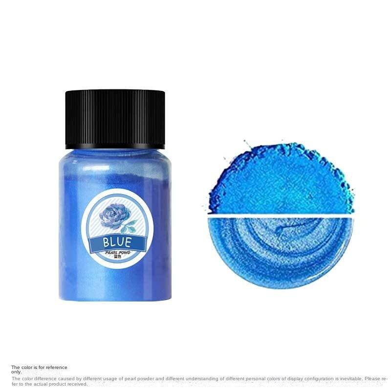 6 farben/Set Epoxidharz Pigment Füllstoff Perlglanz Pulver Farbstoff Farbstoff DIY Epoxidharz Form Schmuck Machen Zubehör Pigment blau