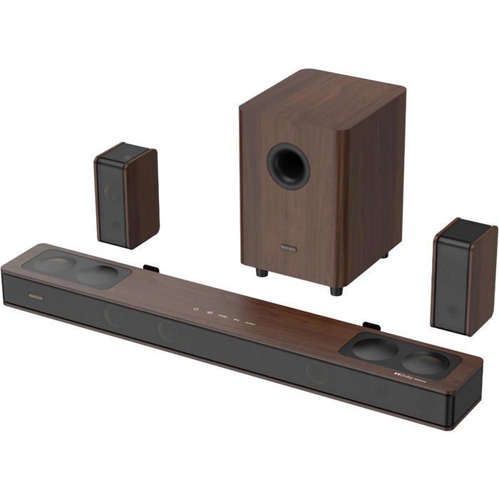 Dolby Atmos Heimkino-Soundbar - A534 - 800W Spitzenleistung - 15 Lautsprecher - Kabelloses Bluetooth