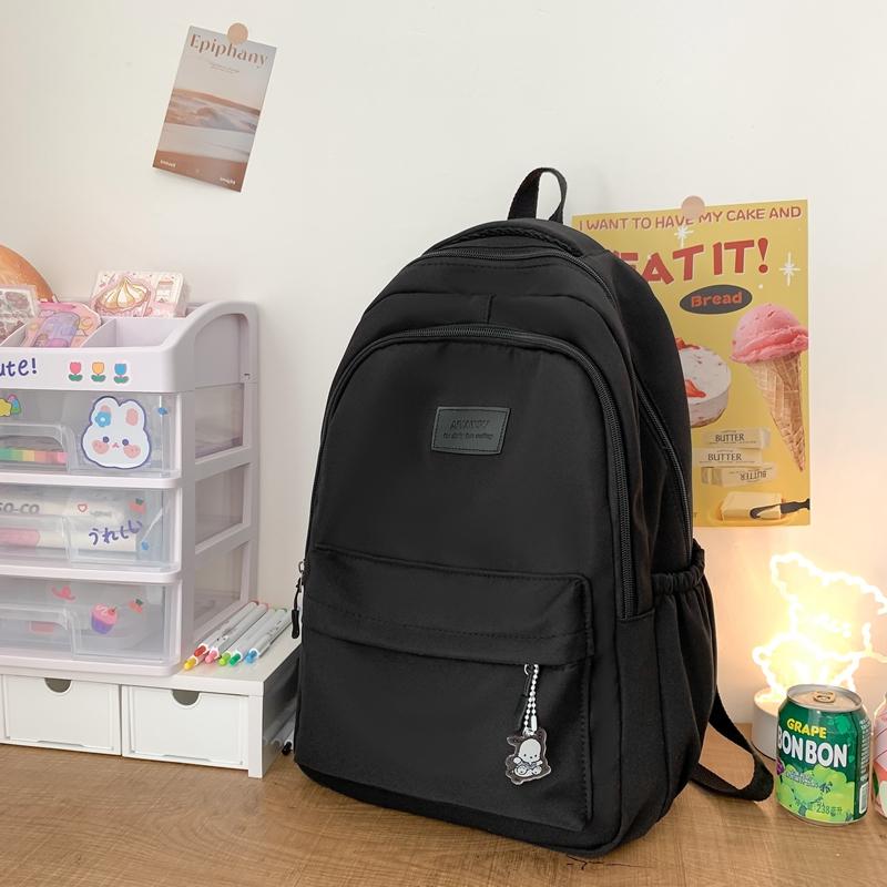 Schultasche Mädchen Rucksack Große Kapazität Rucksack Student schwarz