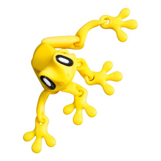 Bewegliche Gelenke Frosch Kühlschrankmagnet 3D-gedruckter Frosch Fidget Spielzeug Gelenktes Tiermodell Figur Magnetische Kühlschrank Frosch Dekoration Ornament