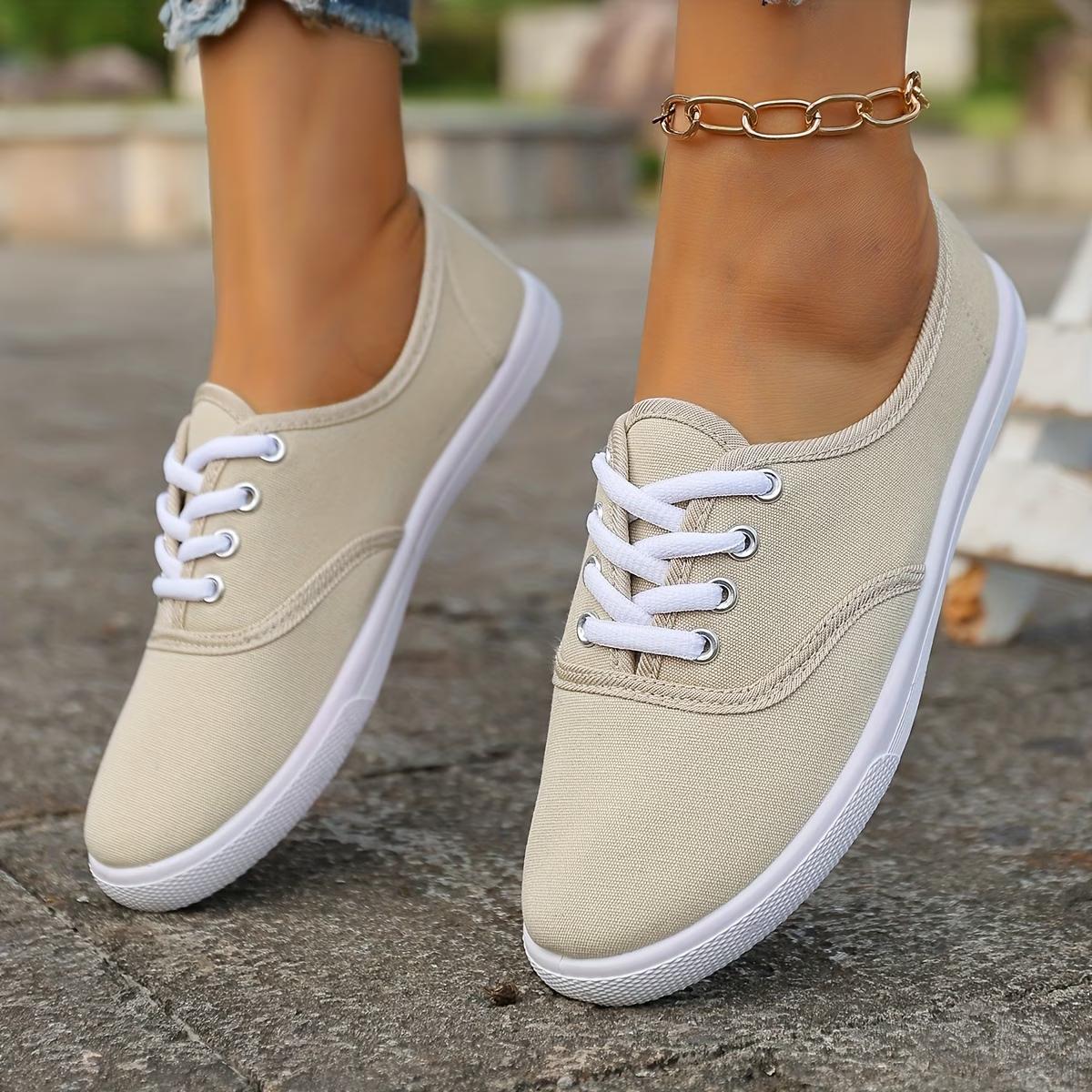 Sportschuhe für Damen, Niedrige Schuhe für Herren, Sportschuhe für Damen, Modische Sportschuhe für Damen, Lässige Tennisschuhe, Damenschuhe 37 beige