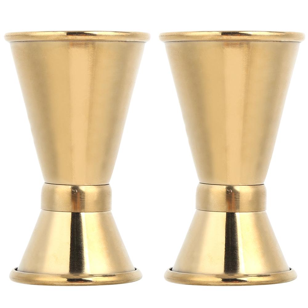 Messbecher aus Edelstahl Weinglas Unzenbecher Cocktail Jigger Getränke FlüssigkeitsmesswerkzeugeL