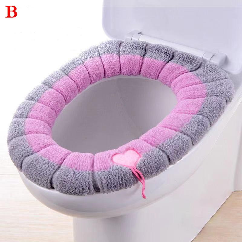 1Pcs Bad Wc Sitz Abdeckung Weiche Wärmer Waschbar Matte Abdeckung Pad Kissen Sitz Fall Wc Deckel Abdeckung Zubehör Bad hause B
