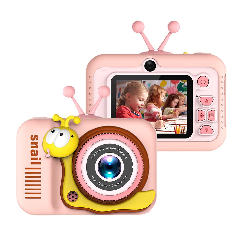 720P Nette Cartoon Kinder Kamera Digital Kamera 20MP Kinder Kamera Kinder Selfie Kamera für Jungen Und Q2 rosa