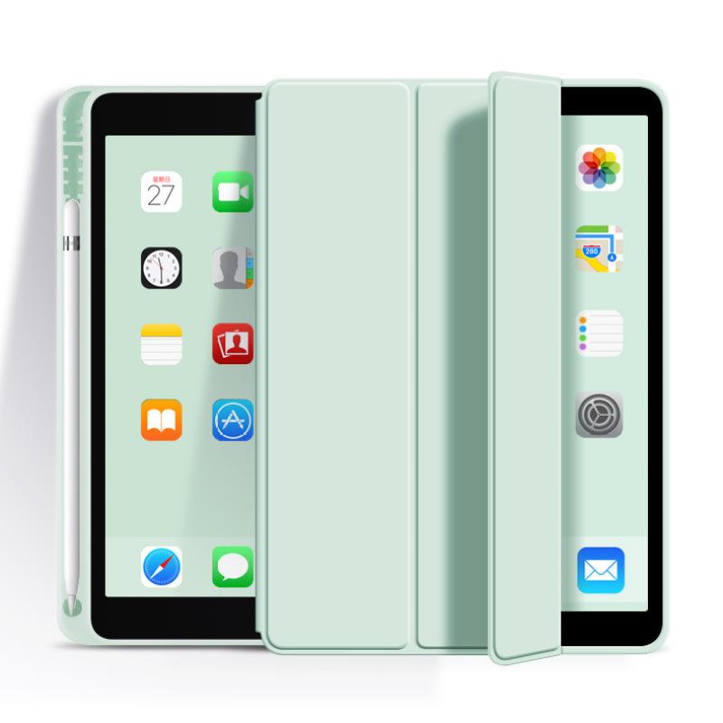 Mit Stiftschlitz-Magnetabdeckung für IPad Air 1 2 Air 3 10.5 Hülle IPad 5. 6. 7. 8. 9. Generation Hülle IPad 10.9 2022 Pro 11 2020 9.7 2018 Mini5 4 Hülle Air 4  10.9' grün