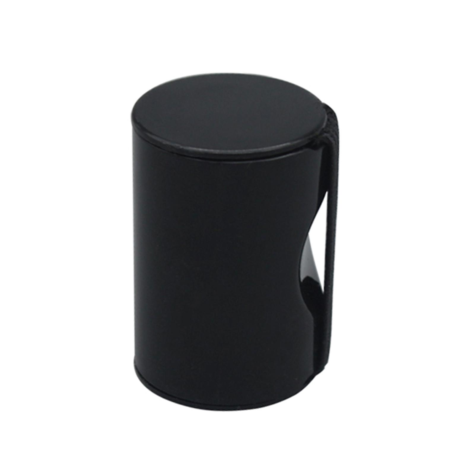 Ukulele Rhythmus Finger Sand Shaker Musik Finger Ring Gitarre Sand Hammer Finger Shot für Ukulele schwarz