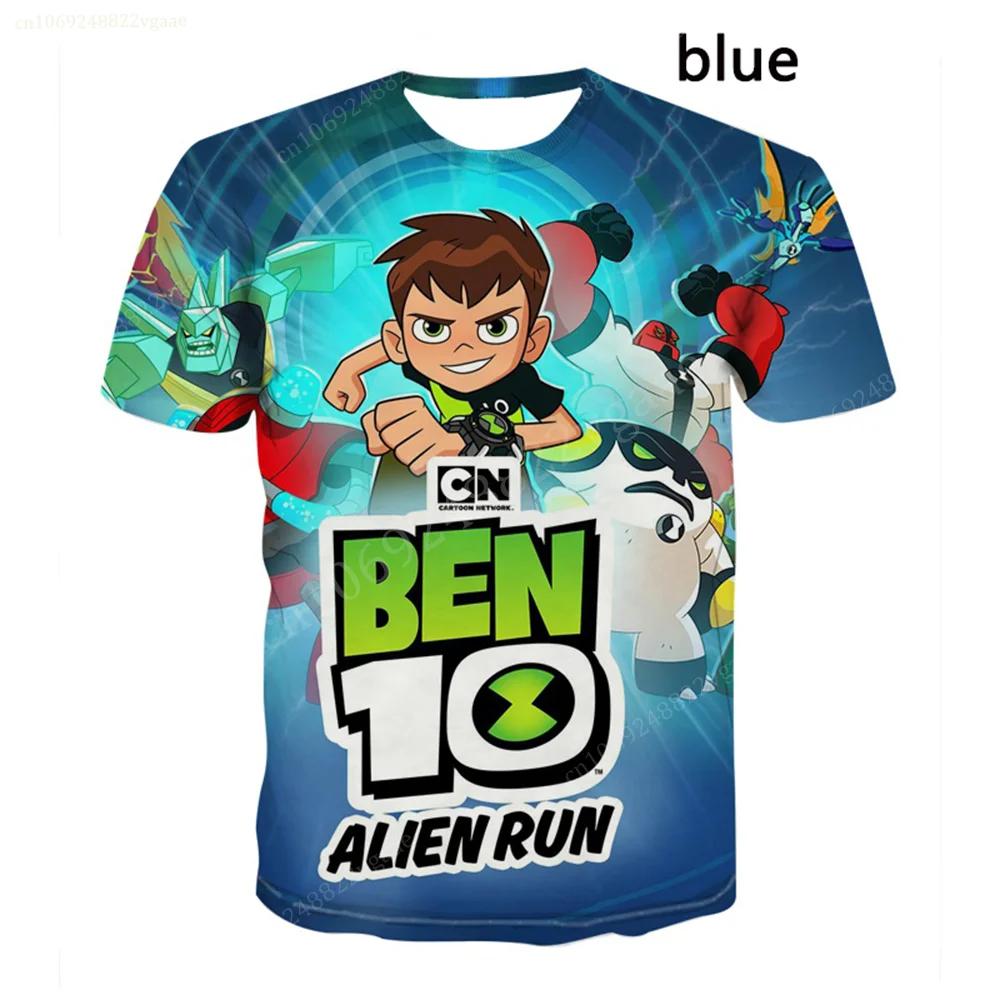 Sommer Ben Tennyson 10 T-Shirt Cartoon Jungen Mädchen T-Shirt Kinderkleidung Kinderkleidung T-Shirts Kostüm Trainingsuniform 100cm