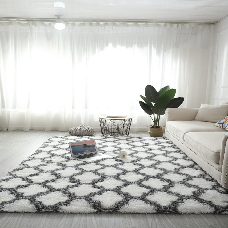 Teppiche Und Teppiche Für Wohnzimmer Zuhause Flauschig Zottelig Großer Teppich Flur Eingangstürmatten Teenagerzimmer Dekoration Teppich Bodenmatte 160x200cm