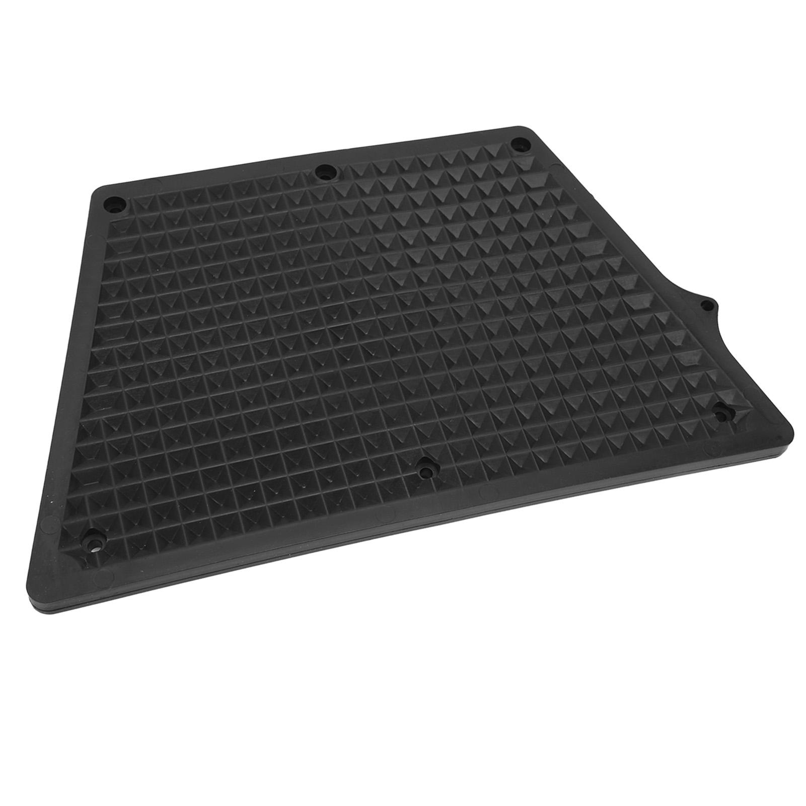 Außenborder-Heckplatten-Gitterdesign, trapezförmiges PVC-Montagepad für Außenbordmotoren für Schlauchboote schwarz
