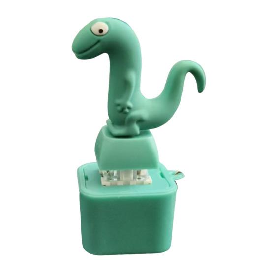 Echsen-Knopf-Schlüsselanhänger Fidget-Spielzeug mit Ton LED-Lichtern Stress Angstabbau Frosch Tastatur Klicker Tragbare Ente Dekompressions-Knopf Sensorisches Spielzeug C