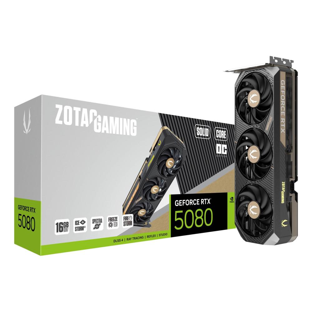 ZOTAC GAMING RTX 5080 SOLID Core OC Grafikkarte