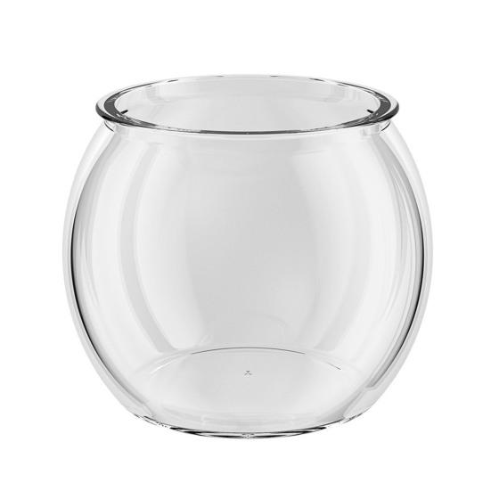 Plastik-Fischgläser Rund Klar Goldfischglas Multifunktionales Aquarium Hydroponischer Pflanztopf XL white