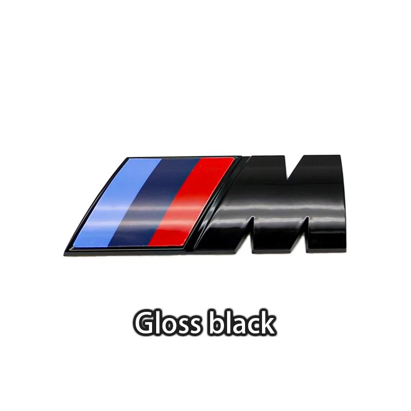 BMW M E46 E90 E60 Neuwagen Kotflügel Kofferraum M Logo Plakette Emblem Aufkleber BMW M M3 M5 M6 X3 E46 E90 F30 G20 E36 E34 G30 Autoteile Cool Personalisiert TV8 7.3x2.7cm