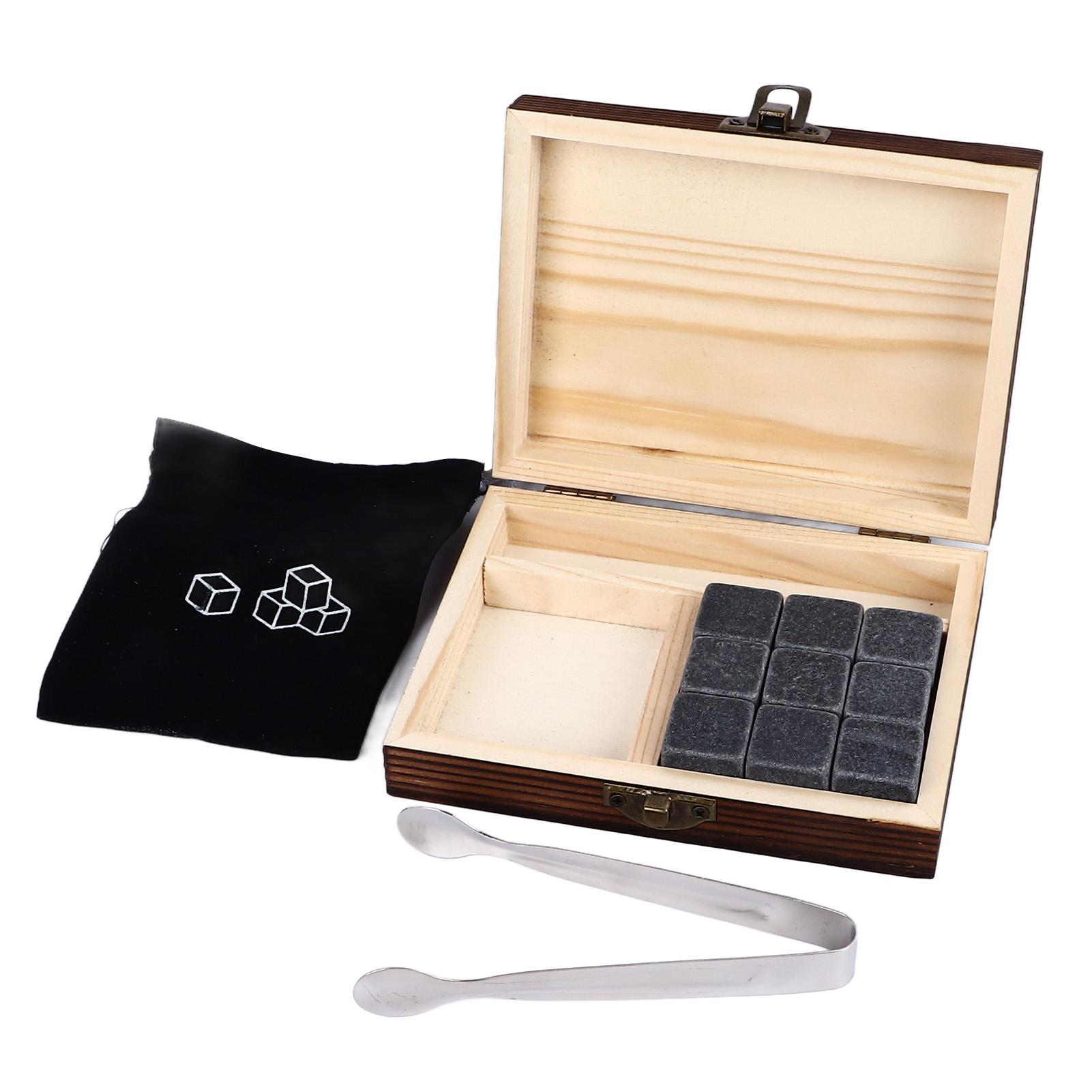 Whisky-Steine, würfelförmig, Granit, zum Kühlen von Whisky-Steine, recycelbar, schnell trocknend