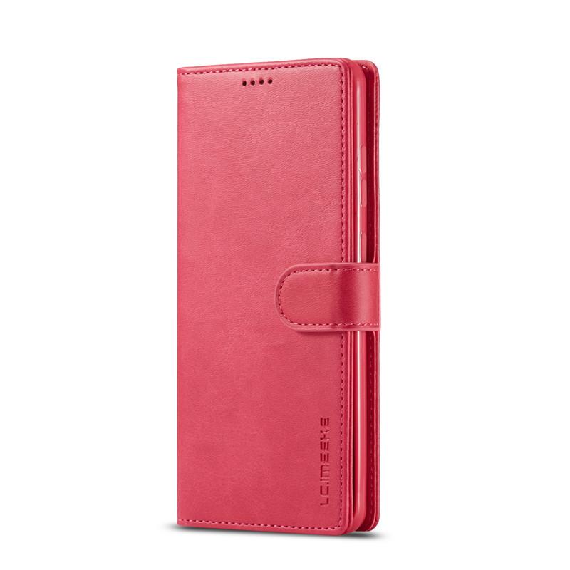 Hülle für Samsung A52s 5G Hülle Leder Vintage Handyhüllen auf Hoesje Samsung Galaxy A52s 5G Hülle Flip Magnetic Wallet Cover A 52s Galaxy A52s 5G rose rot