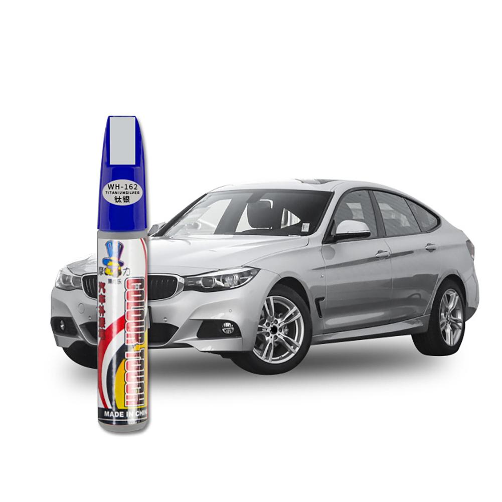 Lackstift zur Autokratzer-Reparatur, Auto-Graffiti-Reparatur, Lackpinsel-Reparatur, mehrere Farben erhältlich, Lackreparaturstift zum Abdecken von Kratzerzubehör silber