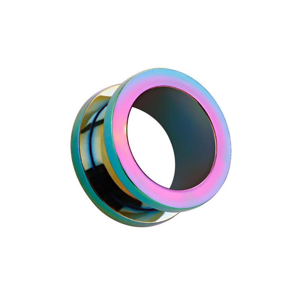 Diamonding Jewelry 1 Stück Unisex Double Flared Ohr Plug Piercing Flesh Tunnel Expander 2mm bunt