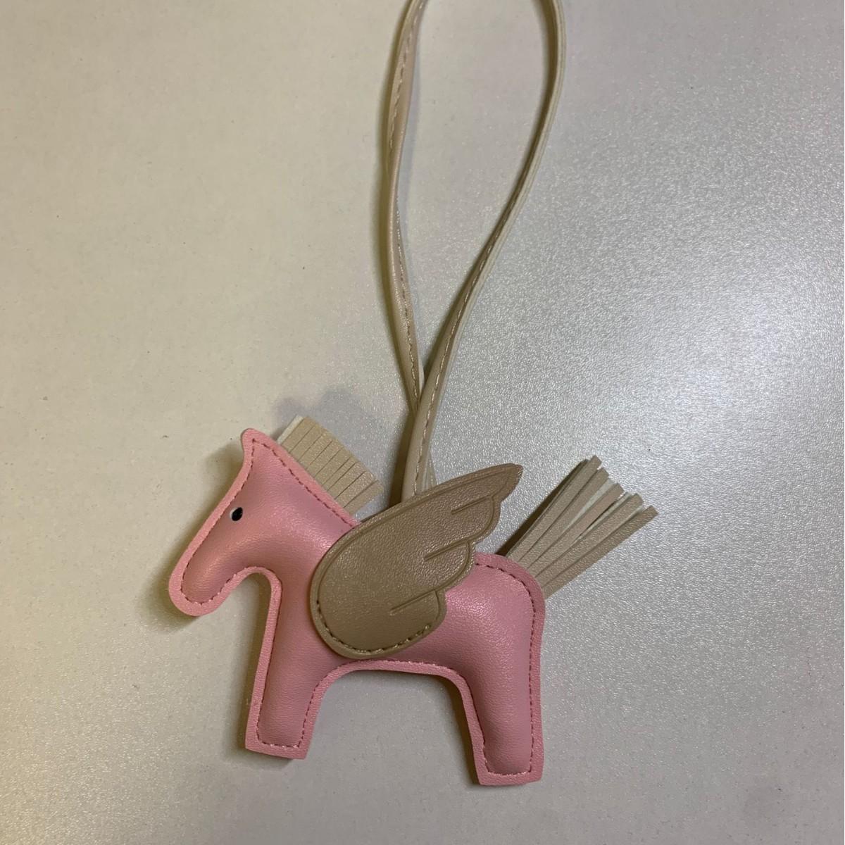Kleiner Pegasus H Haus Anhänger Pu Leder Platin Tasche Kelli Tasche Anhänger Schlüsselanhänger Tasche Anhänger Geschenk Schultaschen Zubehör