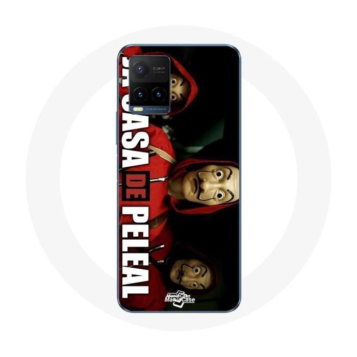 Hülle für Vivo Y21s 2021 / Y21 2021 Haus des Geldes Die Dali-Maske