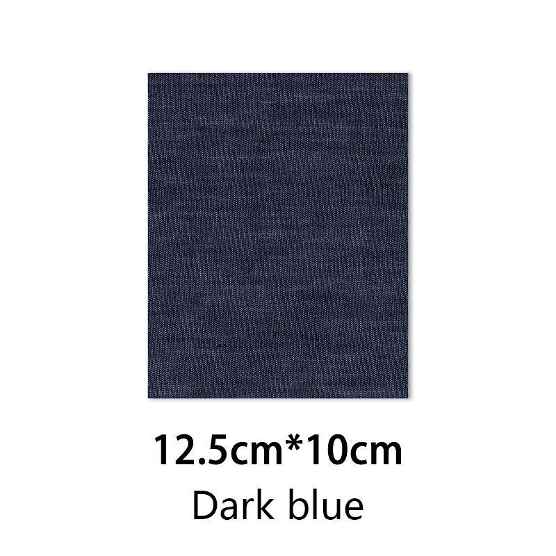 Denim Stücke DIY Bügeln Ellenbogen Flicken Reparatur Hosen Kleidung Flicken Jeans DIY Kleidung Nähen Stoff Rechteckig Oval Klebeflicken Aufkleber