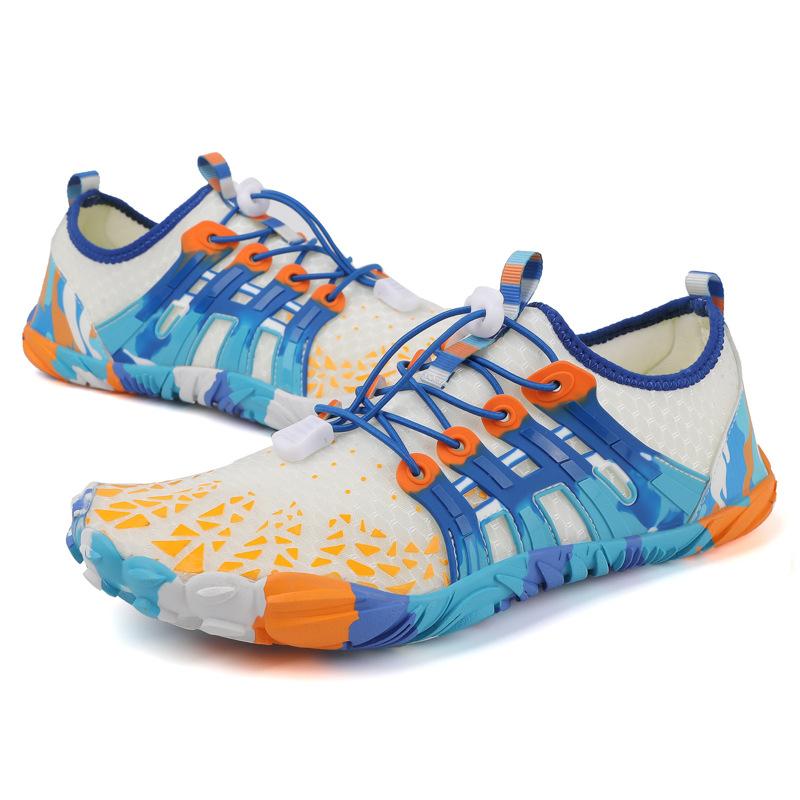 12 Farben neue Herren- und Damen-Anti-Rutsch-Wasserschuhe schnelltrocknende Barfußschuhe Tauch-Watschuhe Surfen Strandschuhe Fitnessschuhe 40 blue