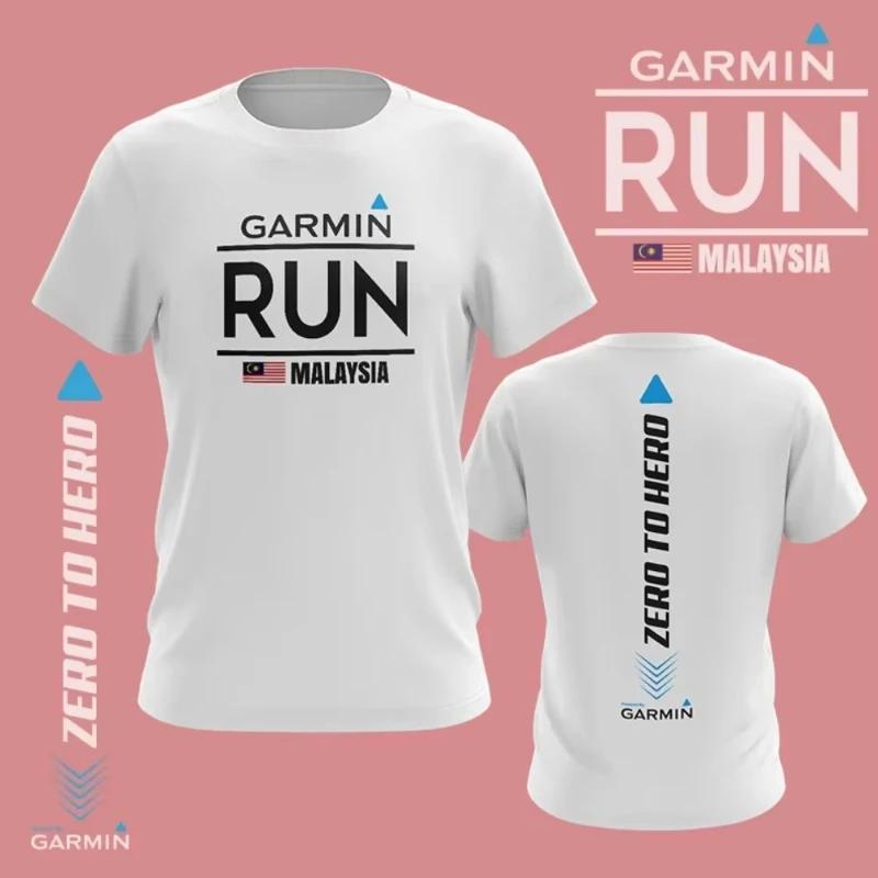 2026 Neues Mode-T-Shirt Garmin Baumwoll-T-Shirt Baju Garmin Mikrofaser Geeignet für Sportaktivitäten Unesix Oversize-T-Shirt L grün