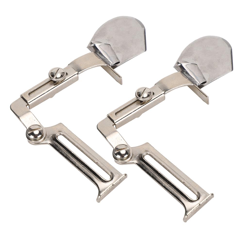 2 Stück Nähmaschine Einfasser Steppstich Nähmaschine Saumformer Einfasszubehör A11 Einfasser