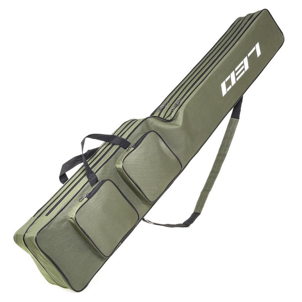 Zweilagige 130 cm Angelruten-Rollentasche Angelruten-Ausrüstung Tackle Tool Carry