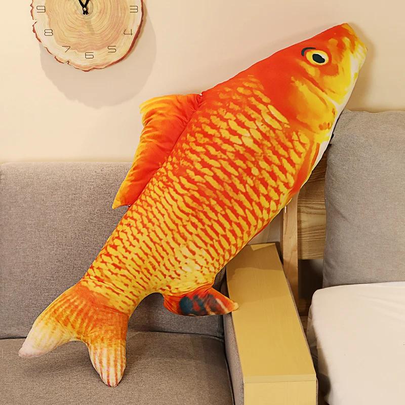 Simulation Lustige Fisch Plüsch Spielzeug Niedliche Ausgestopfte Fisch Kissen Weiche Tier Karpfen Plüsch Kissen Kreative Schlaf Kissen Mädchen Geschenk 30cm