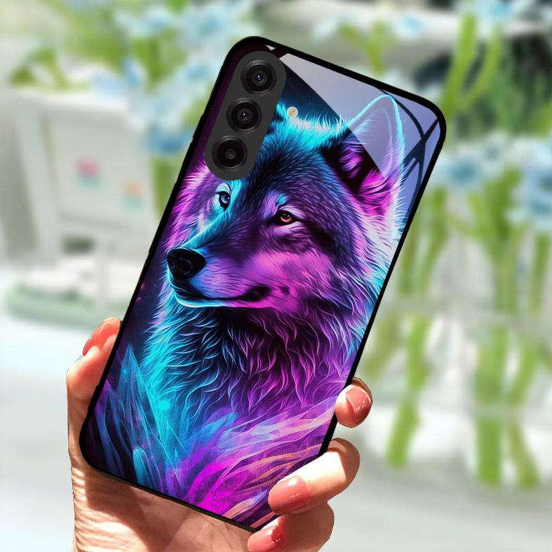 Für Samsung Galaxy S25 FE Handyhülle Mode Gehärtetes Glas Handy-Rückabdeckung Für Samsung S25FE S 25 FE Linsenschutz Fundas Galaxy S25 FE