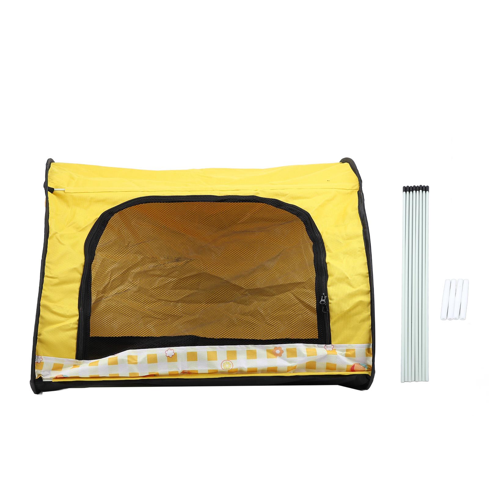 Katzenlaufstall Geschlossen Geräumig Vielseitig Tragbar Faltbar Haustier Hunde Laufstall Zelt für Zuhause Innenbereich M(315 X 180mm / 12.4 X 7.09in)