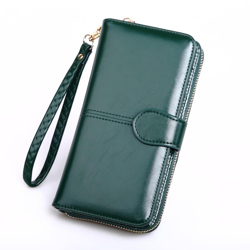 Pu Leder Frauen Brieftaschen Frauen Geldbörsen Mode Lange Zipper frauen Brieftasche Geld Münze Halter Weibliche Lange Geldbörse Weibliche Geldbörse zipper gray