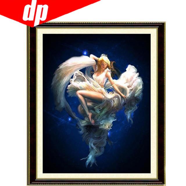 Mädchen Diamant Stickerei 5D DIY Diamant Malerei Kreuzstich Bild voller runder Diamant 20X30