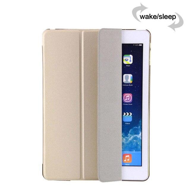 Ultradünne, schlanke Tablet-Hülle für iPad mini 5, 4, 7,9 Zoll, magnetische Klappständerabdeckung für iPad 7. 8. Generation Air 3 9,7 Zoll pro11 12,9 Flip Smart Case For ipad mini 5 gold