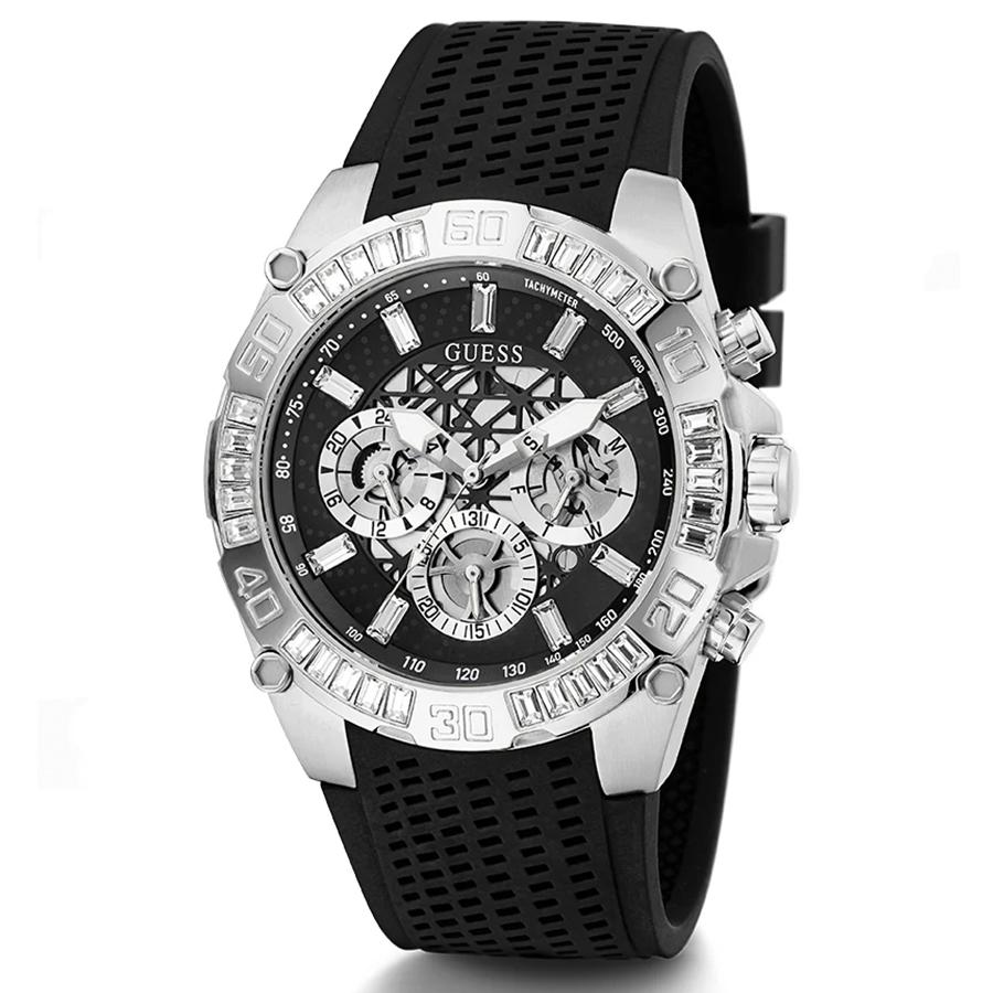 Guess Uhren Herren Guess Multifunktions-Quarzuhr - Goldenes Edelstahlarmband, Modische Uhren für Herren Großartig für den täglichen Gebrauch & als Geschenk