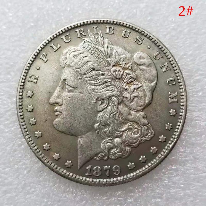 1 Stück 1878-1887 USA Morgan Silver Dollar 1 Gedenkmünzen, Kopiensammlungen