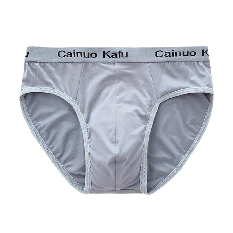 1 Stück große Größe Mann Höschen Jungen Unterwäsche Unterwäsche atmungsaktive Slips Modal Schlüpfer Unterhose Homme Trunks L XL 2XL 3XL 4XL 5XL 5XL hellgrau