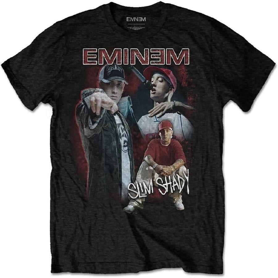 Eminem Unisex-Erwachsenen T-Shirt(1) S schwarz