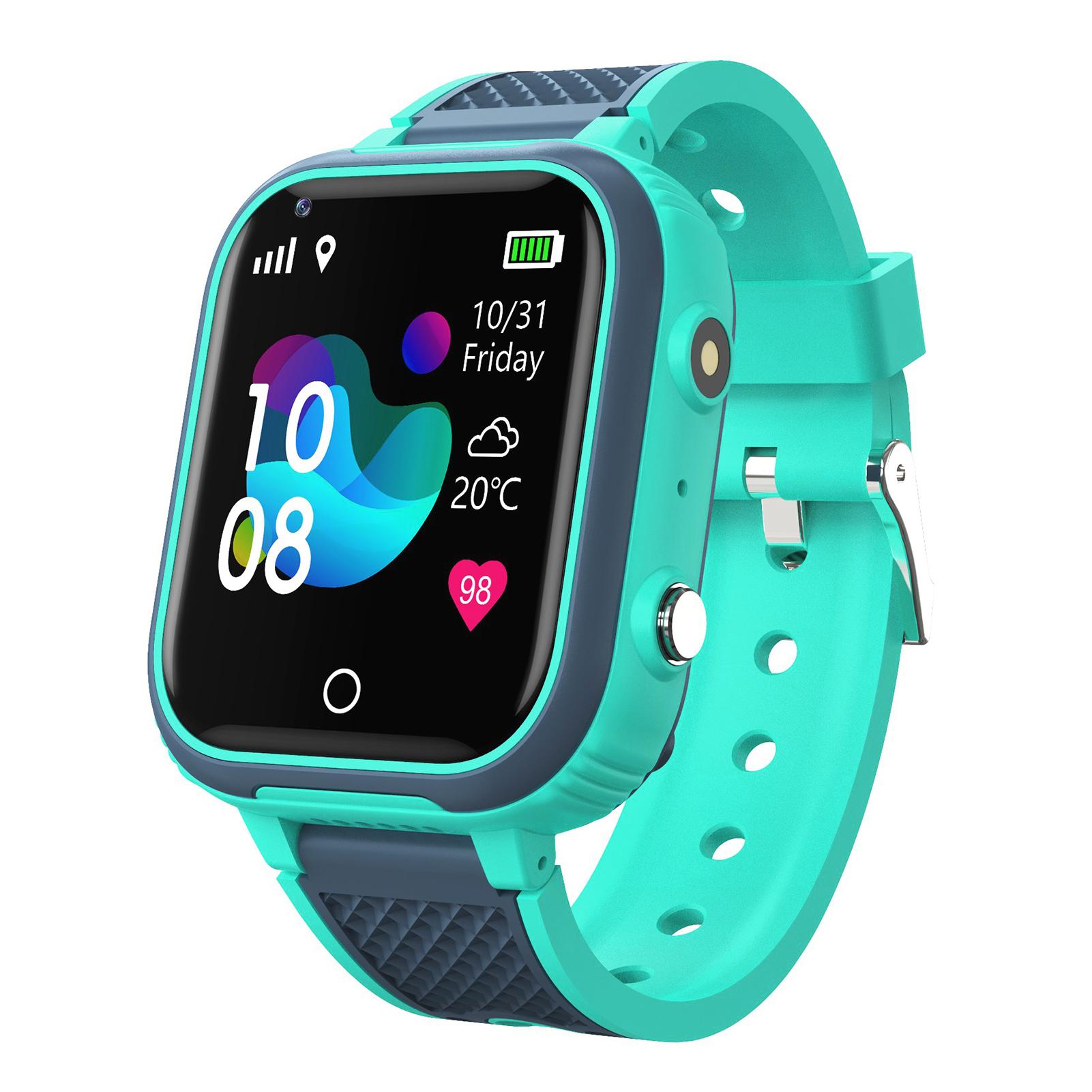 4G Kinder Smartwatch 1,4 Zoll Touchscreen LBS WiFi GPS WIFI Standort Kinder Smartwatch Telefon blau